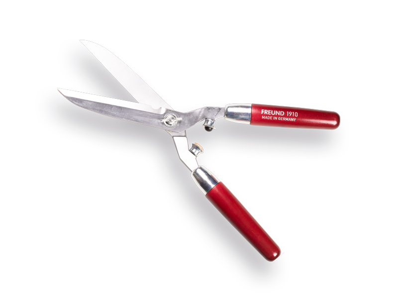 [1505965] Heckenschere FREUND 1910 48 cm, Klinge 20 cm, mit Holzgriffen