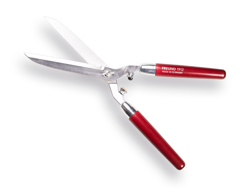 [1505972] Heckenschere FREUND 1912 56 cm, Klinge 24 cm, mit Holzgriffen