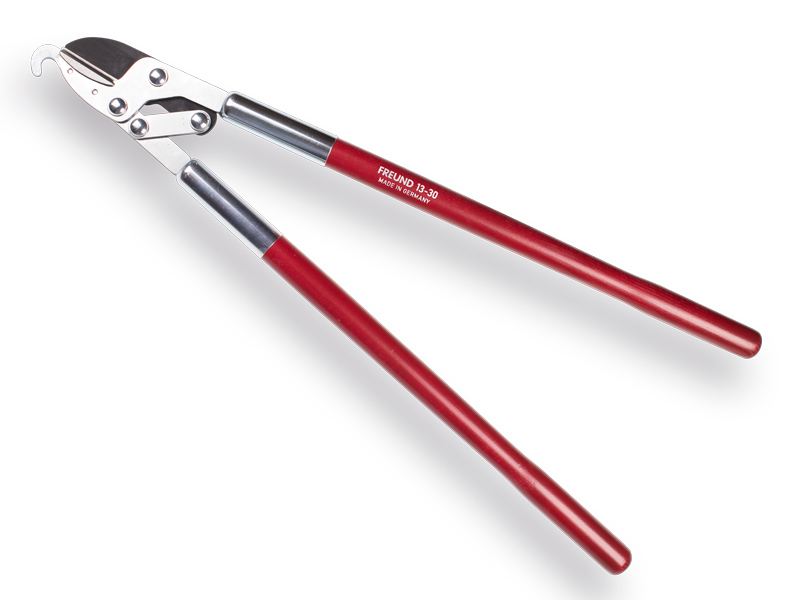 FREUND Astschere 13-30 Hochleistungs-Auflageschere mit Amboß. Länge 6072 cm. Schneidet bis zu 50 mm ø