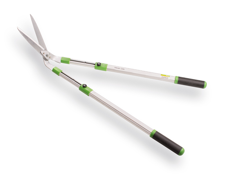 FREUND Rasenkantenschere 1-6 TA Horizontal schneidend. 7 fach einstellbare Aluminium-Teleskopgriffe bis zu 102 cm