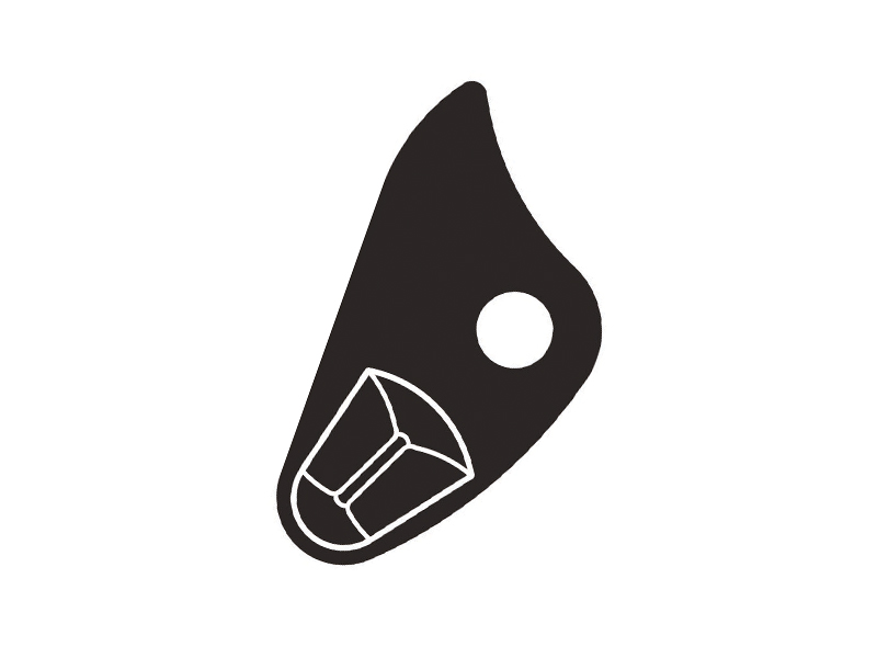 Locking segment Felco 2/12, for Felco 2, 6, 7, 8, 11, 12 and 13