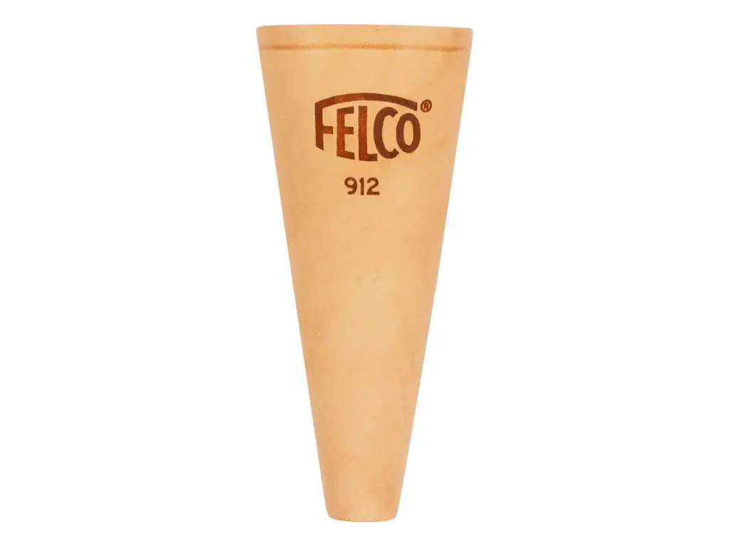 Holster en cuir FELCO 912 avec clip de ceinture métallique, modèle conique compact
