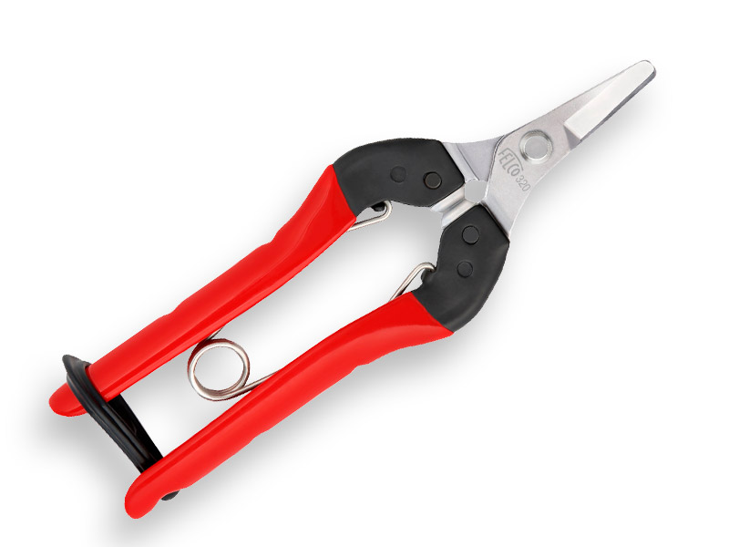 Steckschere - Ernteschere FELCO 320, gebogen Klinge, Länge 154 mm