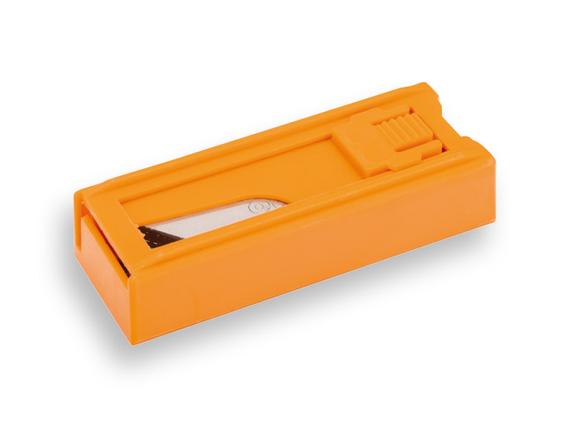 [1509650] Spare BAHCO trapezoidal blades for retractable knife, 10 per dispenser