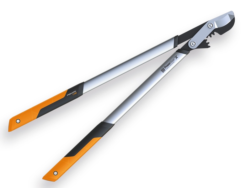Astschere FISKARS PowerGear LX98-L Bypass, Länge 80 cm, schneidet bis 50 mm