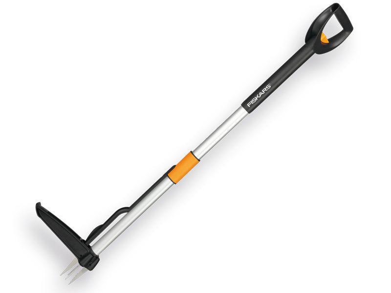 Weed puller FISKARS Smartfit, length 99 - 119 cm, with telescopic D-handle