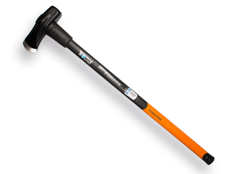 Hache à fendre FISKARS X37 avec protection du manche, 3 680 g, avec manche en plastique de 90 cm