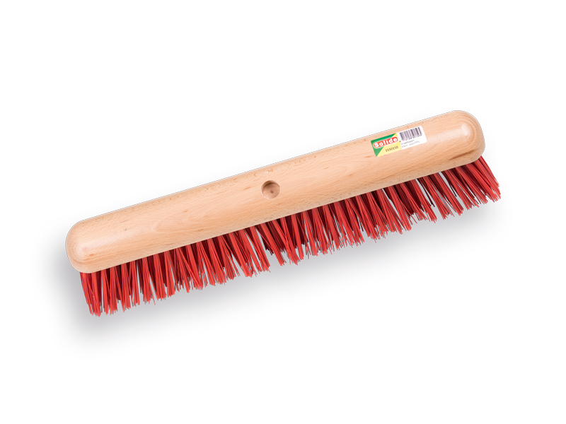 [1550150] Solid broom SOLIDE PPN red 50 cm, round cap, without handle, FSC 100%