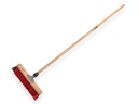 Broom SOLIDE X-model, PPN black-red 40 cm, with broom handle bracket, with IKAPE handle 150 x 2.8 cm