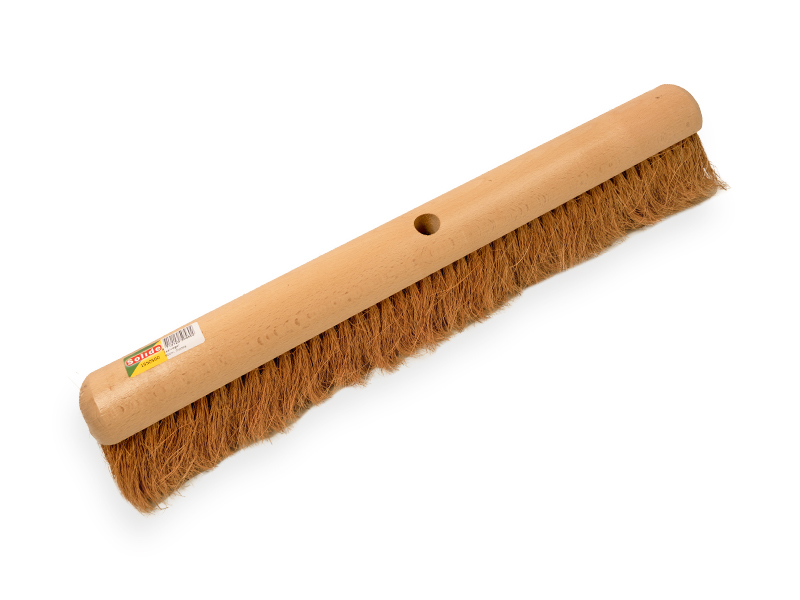 [1550560] Saalbesen SOLIDE Kokosfaser 60 cm, runde Kappe, ohne Stiel. FSC 100%