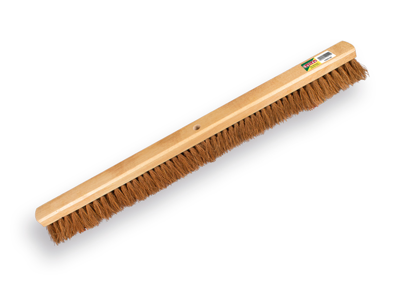 Push broom SOLIDE coconut fibre 80 cm, flat head, without handle. FSC 100%