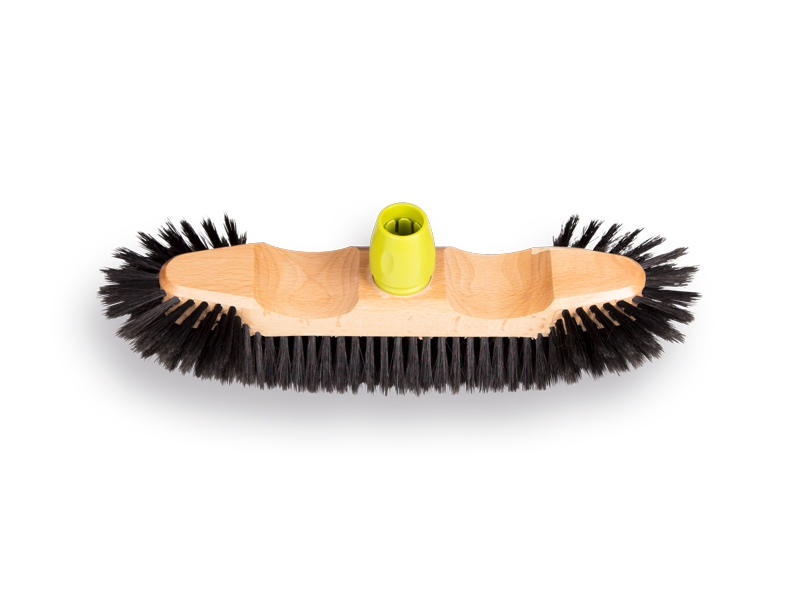 Soft broom LINEA Talon, oval with black horsehair, without handle