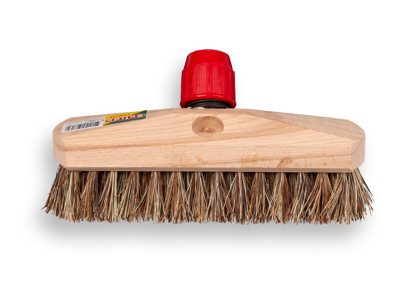 Deck brush SOLIDE union 22 cm, with EASY-FIT handle connection. FSC 100%