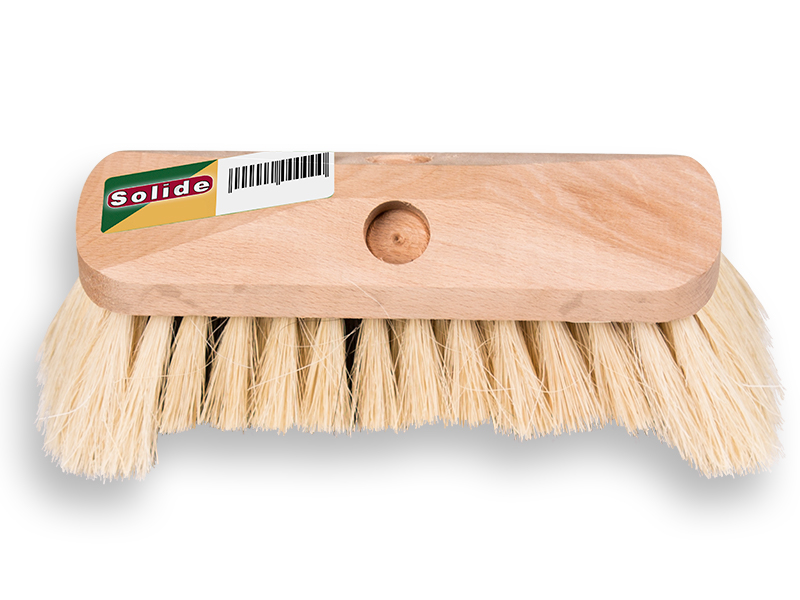 Schrubber SOLIDE Faser 25 cm, mit Anker und Bart. FSC 100%