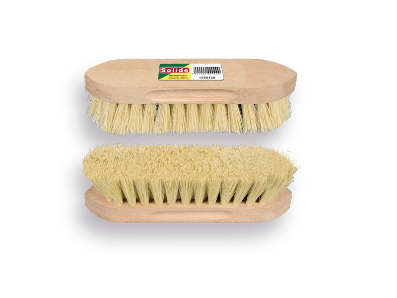 SOLIDE Schrubber 19,5 cm Fiber borsten, mittelhart