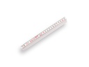 Hultafors 200 cm folding ruler fiberglass white, 10-piece