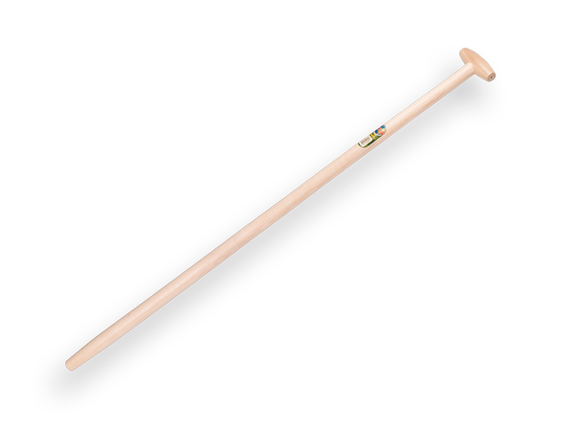 Shovel handle ATLAS 130 cm straight, with through-mount T-grip