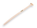 Shovel handle ATLAS 100 cm bent, pointed for manure fork with socket