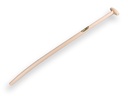 Shovel handle ATLAS 120 cm bent, with through-mount T-grip