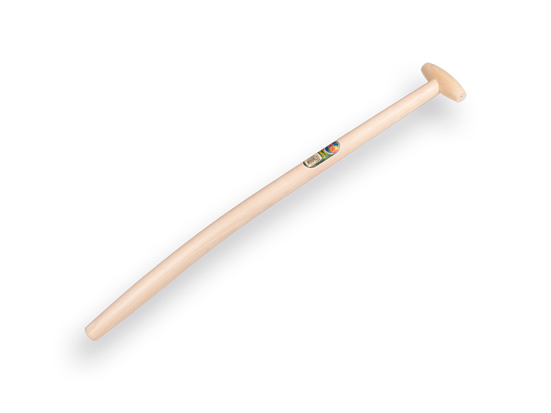 Schopsteel ATLAS 85 cm gebogen, met doorgestoken hilt, FSC 100%