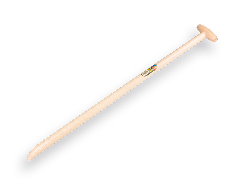 Mistgabelstiel ATLAS 95 cm, für Forke mit angeschmiedeten Federn, durchgesteckter T-Griff, FSC 100%