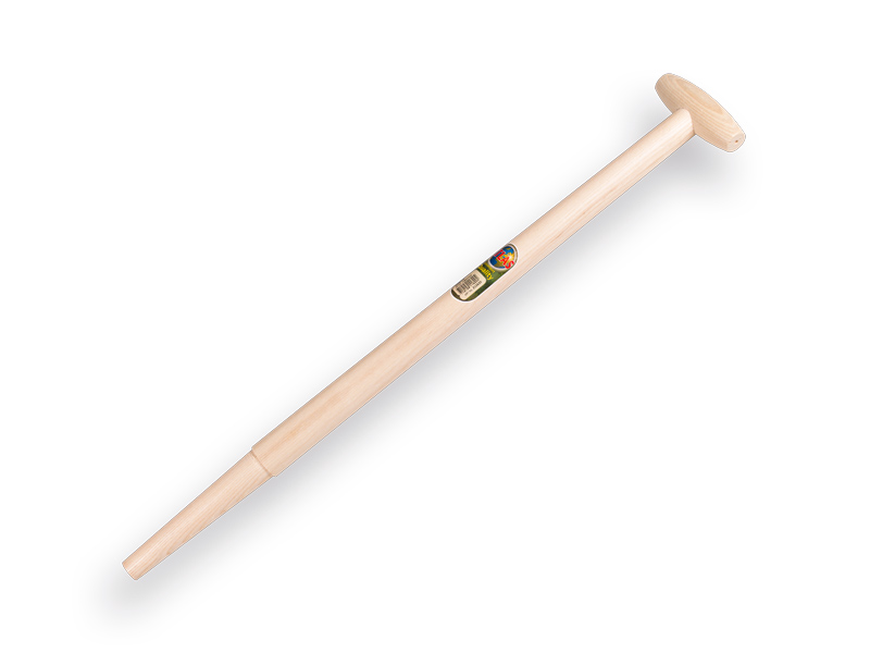 [211620] Spatenstiel ATLAS 75 cm eingefräst, mit durchgesteckter Hilt, für S&J Spaten, FSC 100%