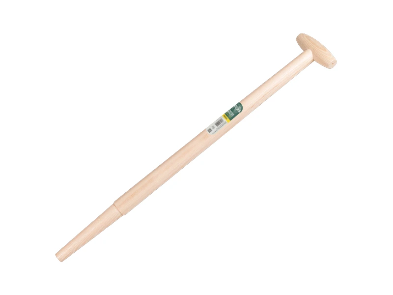 Spatenstiel ATLAS 75 cm eingefräst, mit durchgesteckter Hilt, für S&J Spaten, FSC 100%