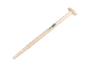Spatenstiel ATLAS 75 cm eingefräst, mit durchgesteckter Hilt, für S&J Spaten, FSC 100%