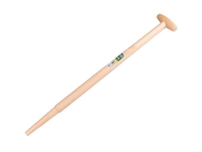 [211633] Spade handle ATLAS 80 cm milled end, through-mount T-grip, thin point for old model S&J, FSC 100%