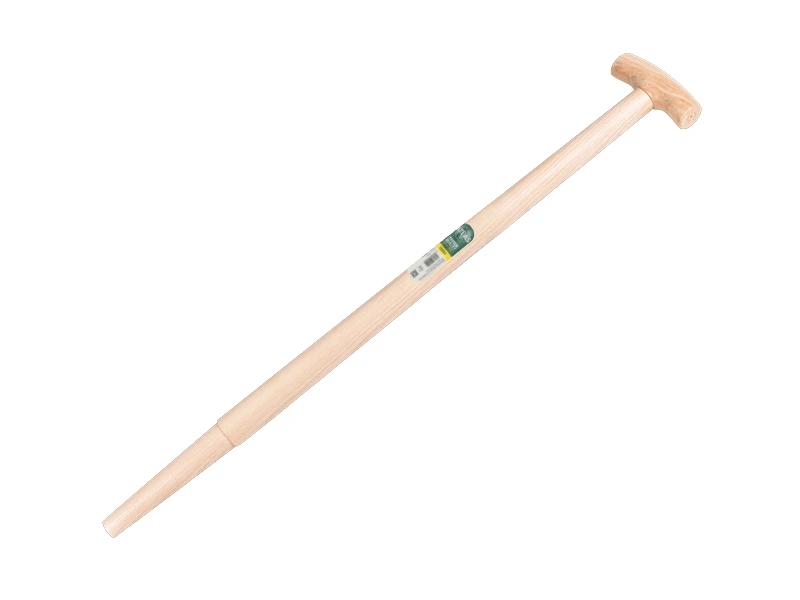 Spade handle ATLAS 80 cm milled end, with T-grip, for S&J spade, FSC 100%