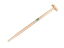 Spatenstiel ATLAS 85 cm eingefräst, mit T-Griff, für S&J Spaten, FSC 100%
