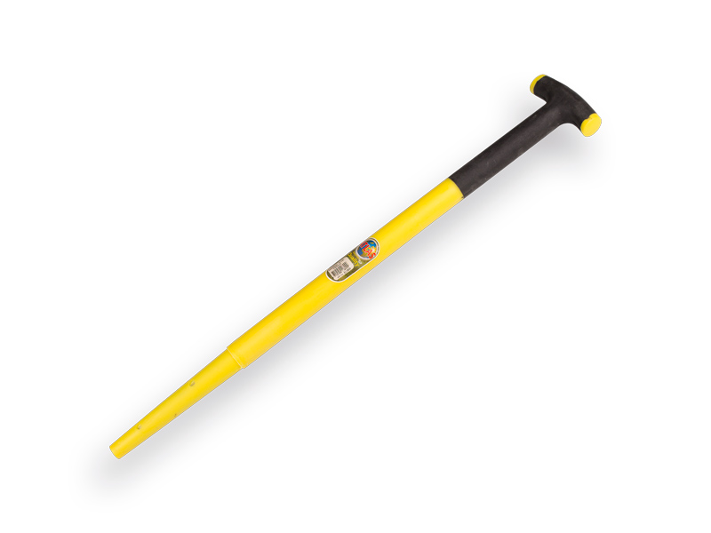 Spadesteel ATLAS kunststof 78 cm ingefreesd, met fiberkern 21 mm, voor S&J spade