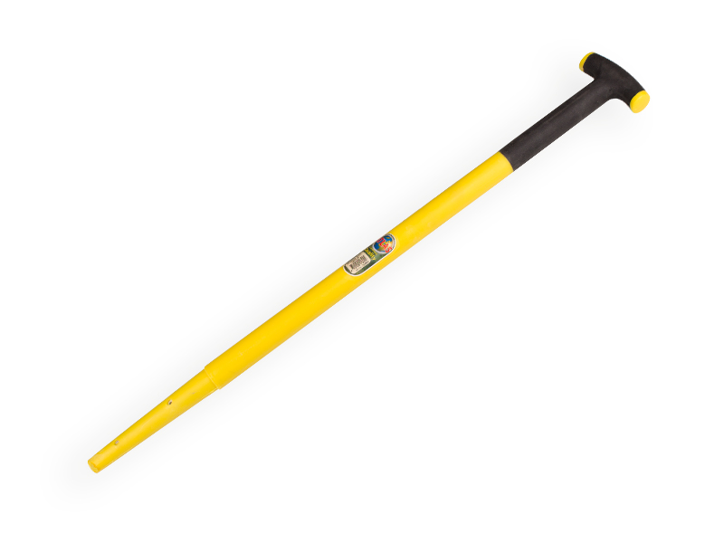 Spade handle ATLAS plastic 88 cm milled end, with fiber core 21 mm, for S&J spade