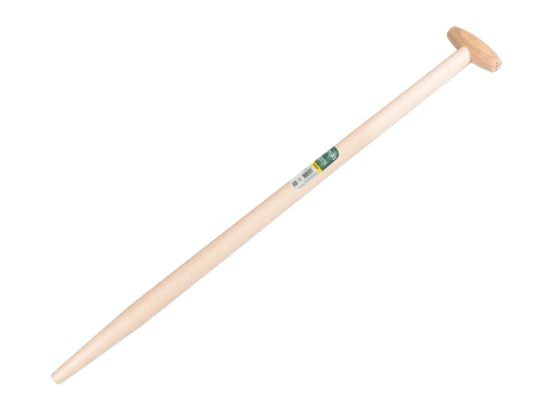 [211840] Spade handle ATLAS 90 cm not milled end, with through-mount T-grip, for S&J spade, FSC 100%