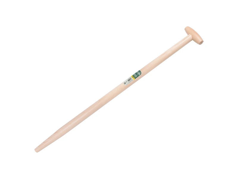 Spade handle ATLAS 95 cm not milled end, with through-mount T-grip, for S&J spade, FSC 100%