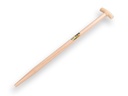 Spade handle ATLAS 85 cm, not milled end, with T-grip, for S&J spade