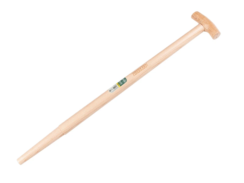Manche de bêche ATLAS 80 cm extrémité fraisée, fibre en noyau, poignée en T, pour bêche S&J, FSC 100%