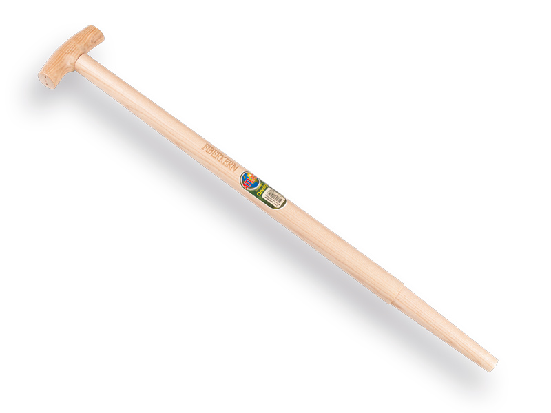 Spatenstiel ATLAS 80 cm eingefräst, Faserkern, T-Griff, für S&J Spaten