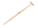 Manche de bêche ATLAS 80 cm extrémité fraisée, fibre en noyau, poignée en T, pour bêche S&J, FSC 100%