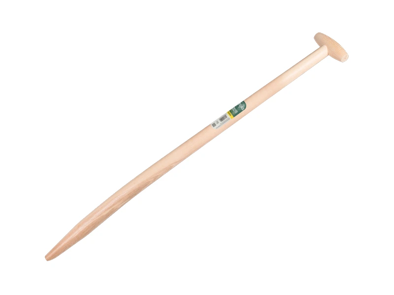 Spatenstiel ATLAS 95 cm, durchgesteckter T-Griff und schräge Spitze für Lehmspaten Betuwe-Modell (Merkus), FSC 100%
