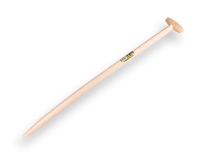 Spatenstiel ATLAS 95 cm, mit durchgestecktem T-Griff, für Britta Spaten, FSC 100%