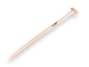 Spade handle ATLAS 95 cm, with through-mount T-grip, for Britta spade