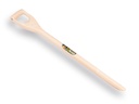 D-handle 90 cm straight, pointed for fork with forged springs