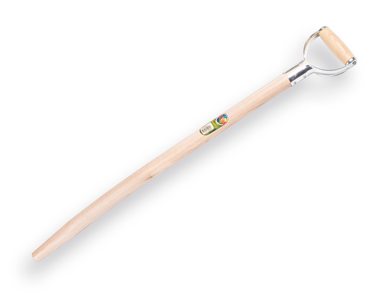 Metall-D-Griff ATLAS 95 cm gebogen, FSC 100%