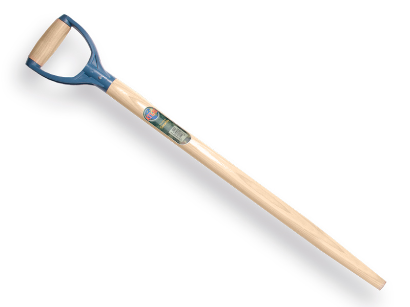 Plastic D-handle ATLAS 85 cm straight, milled end for ballast shovel, FSC 100%