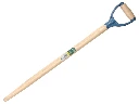 Plastic D-handle ATLAS 95 cm straight, milled end for ballast shovel, FSC 100%