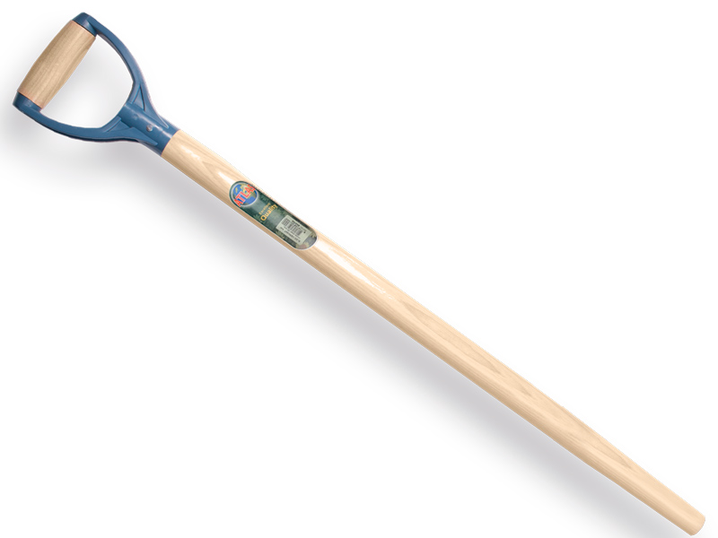 Poignée en D en plastique ATLAS 95 cm courbée, pour pelle à grains et pelle à ballast