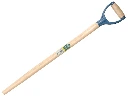 Poignée en D en plastique ATLAS 95 cm courbé, pour pelle à grain et pelle à ballast, FSC 100%