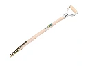 Metal D-handle ATLAS 95 cm bent, with spring bushing, FSC 100%
