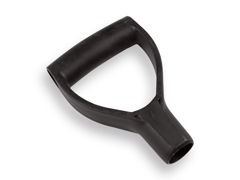 D-grip plastic black, hole size Ø 31.5 mm